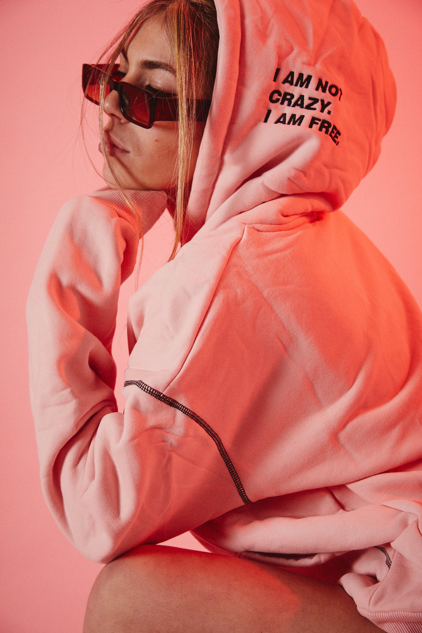TILTED Hoodie "Rose Black"