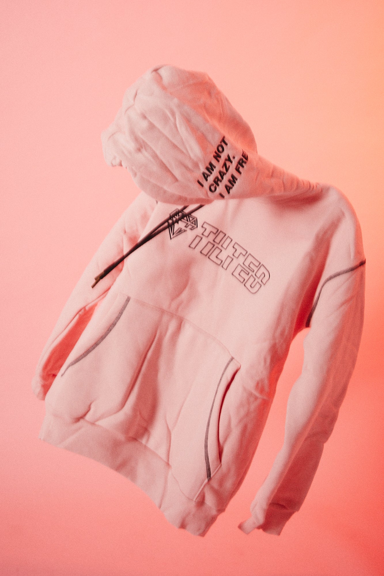 TILTED Hoodie "Rose Black"
