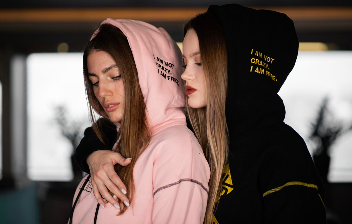 TILTED Hoodie "Rose Black"